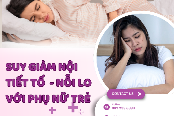 BÁO ĐỘNG TÌNH TRẠNG SUY GIẢM NỘI TIẾT TỐ ĐANG DẦN TRẺ HÓA Ở PHỤ NỮ